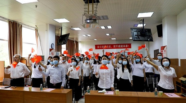 質標所開展“永遠跟黨走，奮進新征程”暨“慶祝中國共產黨成立100周年”主題黨日活動