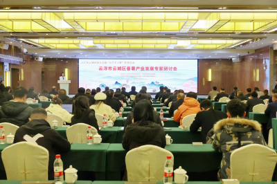 雲浮市雲城區深入實施“百千萬工程”係列活動暨番薯產業發展專家研討會現場。